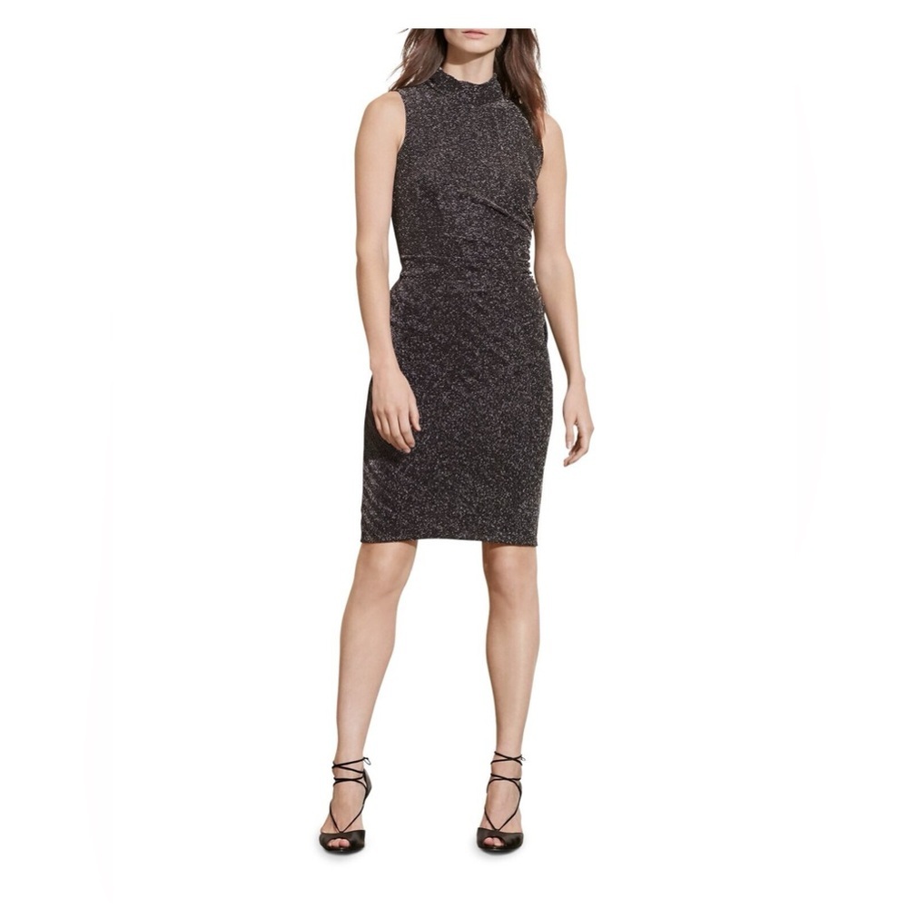 Lauren Ralph‎ Lauren Black Metallic Dress